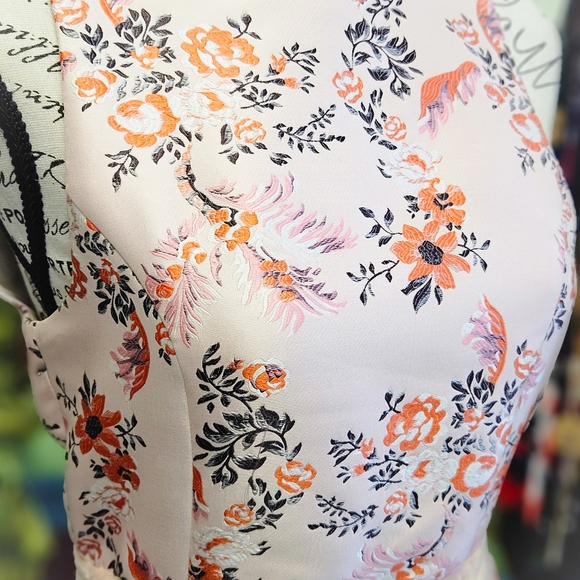 Endless Rose / Clothing  Fit and Flare Dusty Rose Brocade Dress - Picture 8 of 8